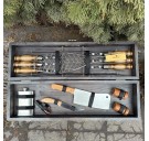 Подарунковий набір Майстер BBQ темна текстура
