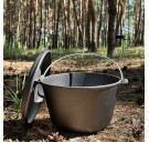 Казан туристичний КТ-10КС чавунний з кришкою-сковородою 10л