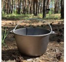Казан туристичний КТ-10КС чавунний з кришкою-сковородою 10л