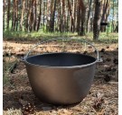 Казан туристичний КТ-08КС чавунний з кришкою-сковородою 8л