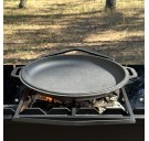 Казан туристичний КТ-08КС чавунний з кришкою-сковородою 8л